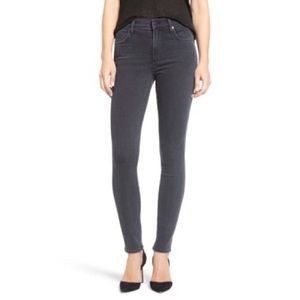Citizens of Humanity Washed Black Rocket Skinny